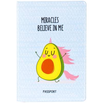 КанцРЦ Обложка для паспорта MESHU "Avacado", ПВХ, 2 кармана MS_34119